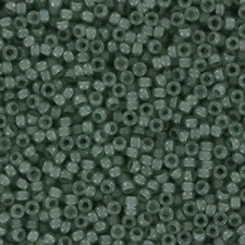 Miyuki rocailles Perlen 15/0 - Ceylon translucent sage 15-2375